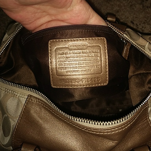 Coach "authentic"handbag with shoulder strap - Picture 5 of 6